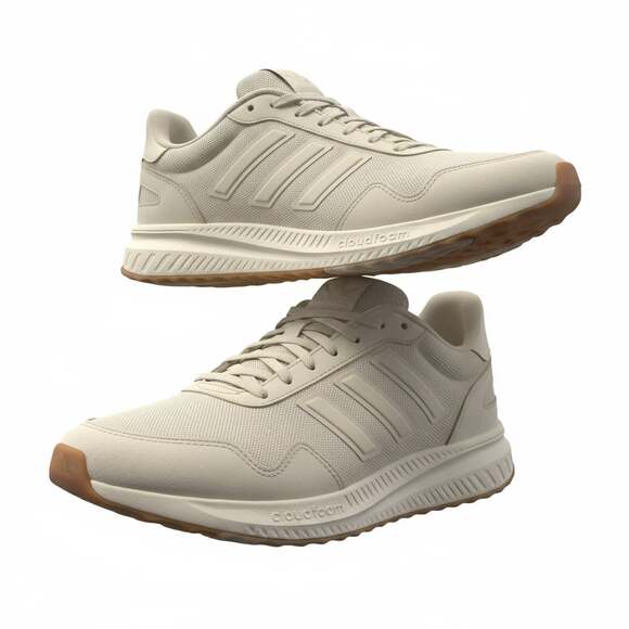 adidas Women's X_PLR Path Shoes in Wonder White / Off White / Gum - Picture 5 of 7